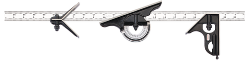 434-24-4R 24" Combination Set with Square, Center and Reversible Protractor Head and Blade