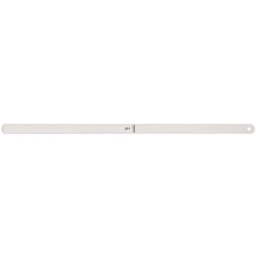 667-11 Thickness Gage or Feeler Stock, .011" Thick, 12" Length.