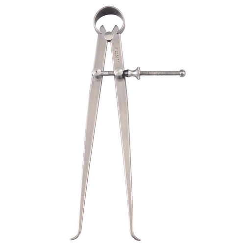 73A-8 Yankee Spring-Type Calipers, Inside, 8" Size and Capacity, Solid Nut, Flat Leg