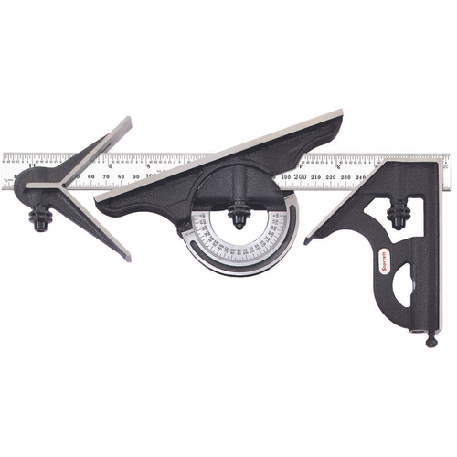 435ME-300 300 and 11-3/4" Combination Set with Square, Center and Reversible Protractor Head and Blade