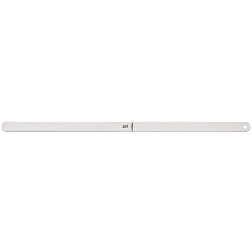 667-27 Thickness Gage or Feeler Stock, .027" Thick, 12" Length.