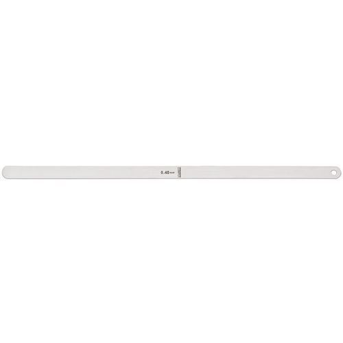 667M-40 Thickness Gage or Feeler Stock, .40mm Thick, 30cm Length.