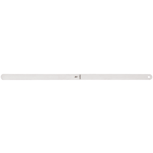 667-1 Thickness Gage or Feeler Stock, .001" Thick, 12" Length.