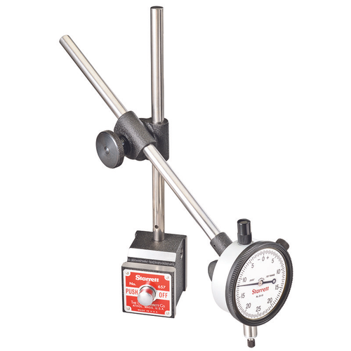 657E Set Including Magnetic Base, Upright Post Assembly and 25-131J Dial Indicator