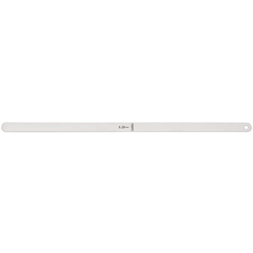 667M-20 Thickness Gage or Feeler Stock, .20mm Thick, 30cm Length.