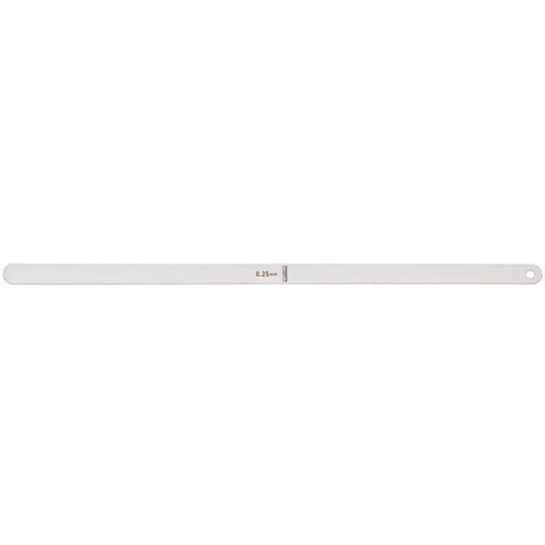 667M-25 Thickness Gage or Feeler Stock, .25mm Thick, 30cm Length.