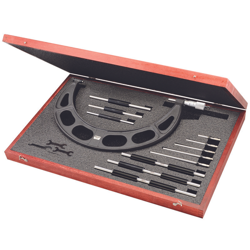 224.1GRLZ Interchangeable Anvil Micrometer Set