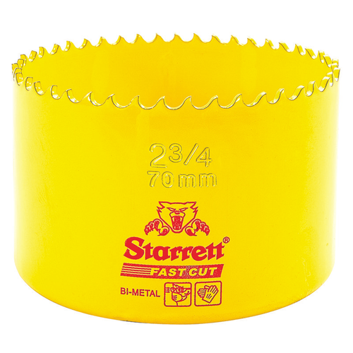 FCH0234-G 2-3/4'' (70mm) Fast Cut Hole Saw