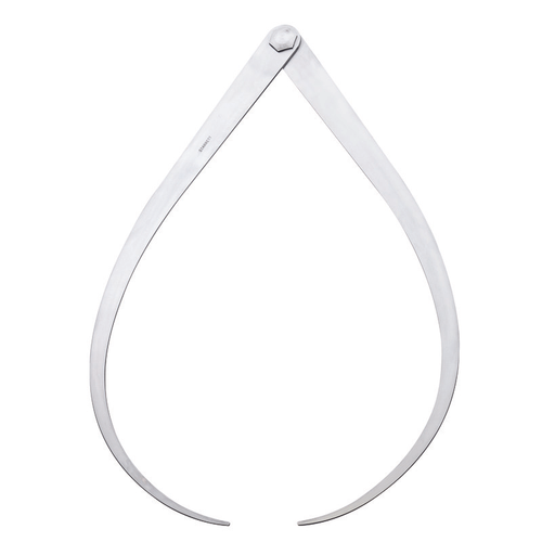 26-24 Caliper, Outside, 24" Size and Capacity, Flat Leg