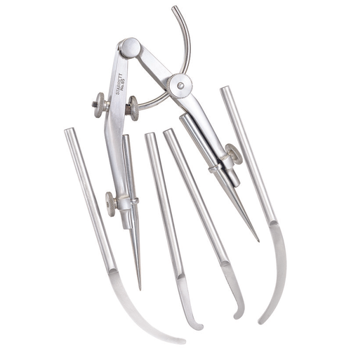 85C Carpenters and Sheet Metal Workers Improved Extension Divider with caliper legs