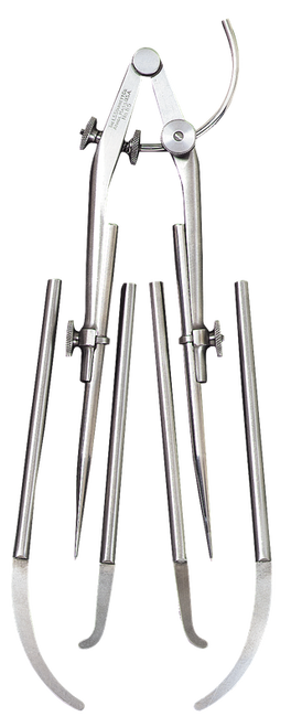 85D Carpenters and Sheet Metal Workers Improved Extension Divider with caliper legs
