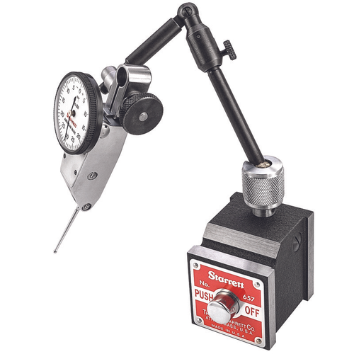 657-811Z Magnetic Indicator Holder Set - Base and Post Assembly with 811-1Z Indicator and PT22428 Swivel Post Snug