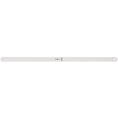 667M-3 Thickness Gage or Feeler Stock, .03mm Thick, 30cm Length.
