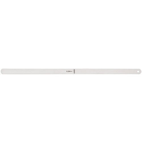 667M-4 Thickness Gage or Feeler Stock, .04mm Thick, 30cm Length.