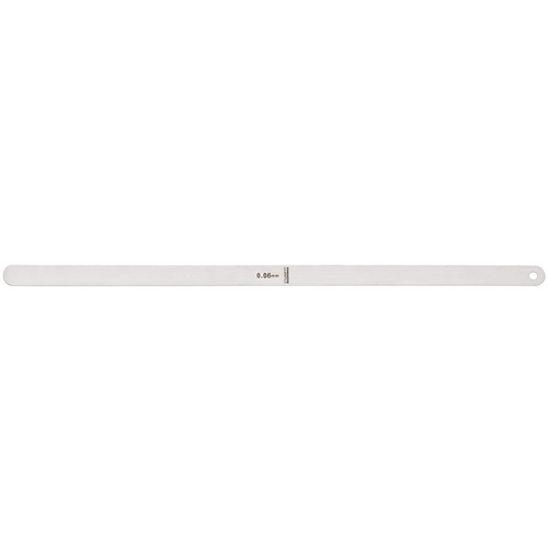 667M-6 Thickness Gage or Feeler Stock, .06mm Thick, 30cm Length.
