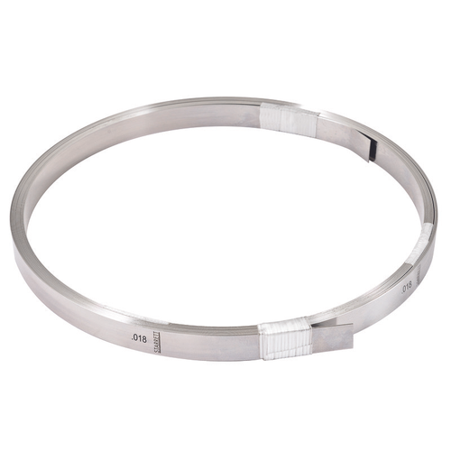 666-18 Thickness Gage, Feeler Stock in Rolls, 0.018" Thick, Inch Reading with Cardboard Box, 25' (7.6m) X 1/2" (12.7mm)