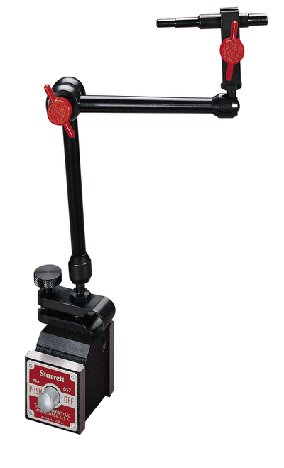 657-1 Magnetic Base Universal Indicator Holder with triple jointed arm and fi ne adjustment
