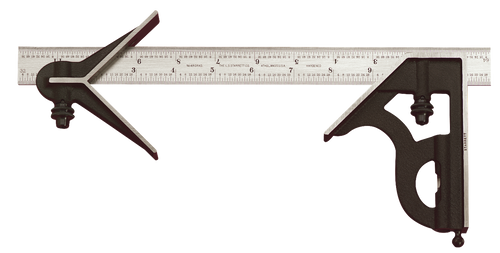 11HC-12-4R 12" Combination Square with Square and Center Head