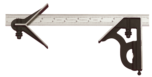 11HC-12-4R 12" Combination Square with Square and Center Head
