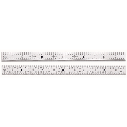 C305R-6 Full Flexible Steel Rule with Inch Graduations