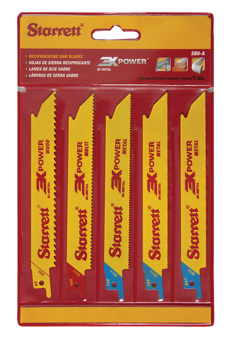 SB6-A Reciprocating Saw Blade Variety Kit
