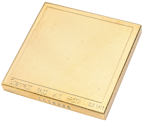 PT05187 Hardness Test Block Superficial Rockwell Scale 15T, Approximate Value 60, Material: Brass, For use with 1/16" Ball Penetrator