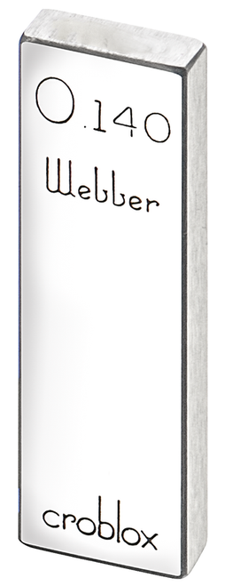 RC .140 AA Rectangular croblox® Gage Block