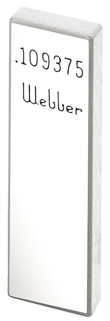 RY .109375 A1 Rectangular Gage Block