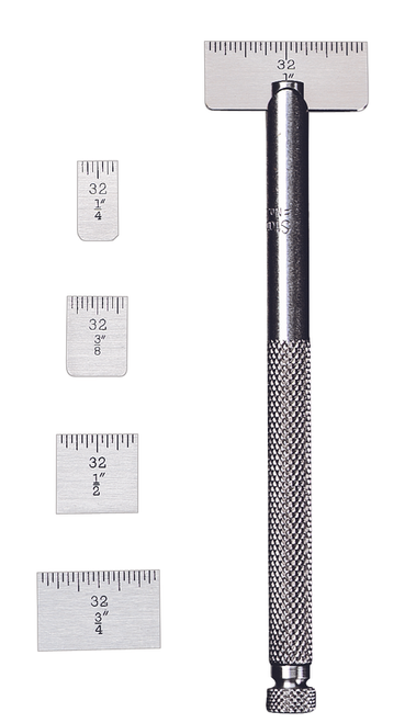 S423Z Small Steel Rule with Holder