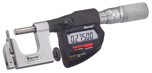 W790.1AFL-1 Wireless Electronic Multi-Anvil Micrometer with Round and Flat Anvil