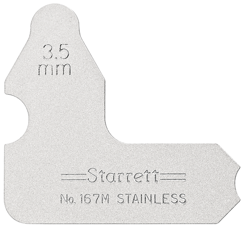 167M-3 1/2 Individual Radius Gage