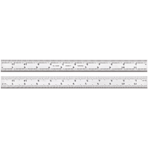 C303SR-12 Semi Flexible Steel Rule with Inch Graduations