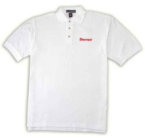 Part No. WP-L:    Large White Polo Shirt