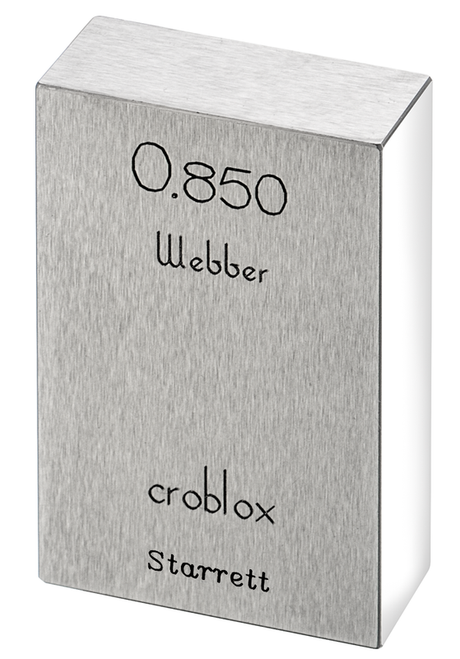 RC .850 A1 Rectangular croblox® Gage Block