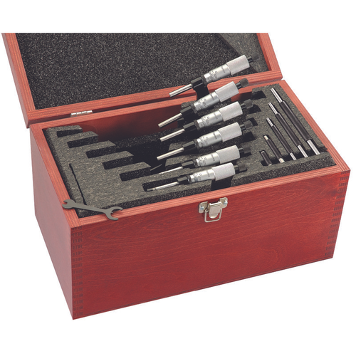 S436.1CXRLZ Outside Micrometer Set