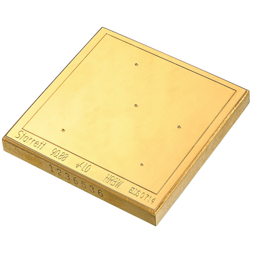 PT05059 Hardness Test Block Rockwell B Scale, Approximate Value 90, Material: Steel, For use with 1/16" Ball Penetrator