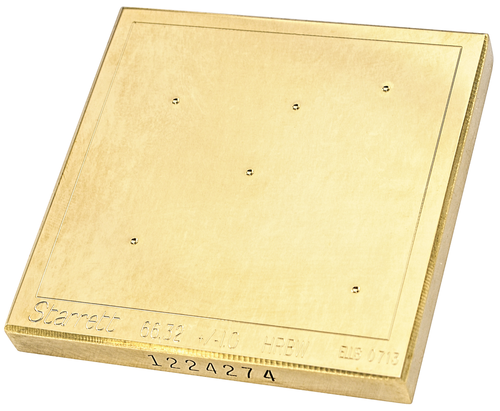 PT05062 Hardness Test Block Rockwell B Scale, Approximate Value 60, Material: Steel, For use with 1/16" Ball Penetrator