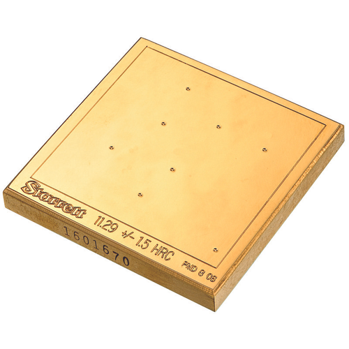 PT05068 Hardness Test Block Rockwell B Scale, Approximate Value 10, Material: Steel, For use with 1/16" Ball Penetrator