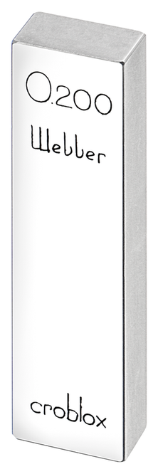 RC .200 A1 Rectangular croblox® Gage Block