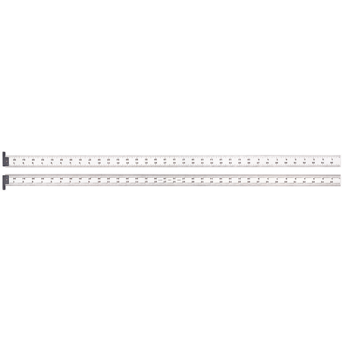 CH604R-36 Spring Tempered Steel Rule with Inch Graduations With Hook