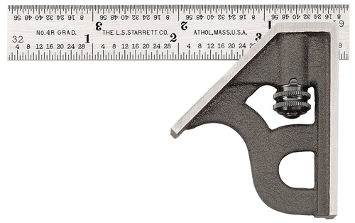 11H-4-4R 4" Combination Square with Square Head