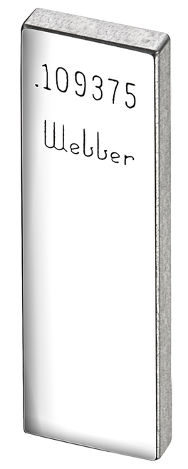 RC .109375 AA Rectangular croblox® Gage Block