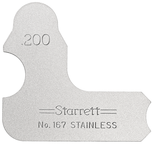 167-200 Individual Radius Gage