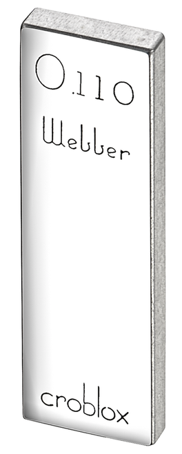 RC .110 A1 Rectangular croblox® Gage Block
