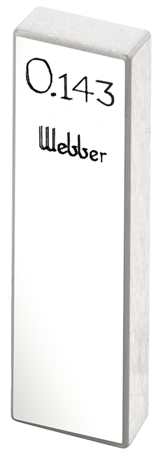 RY .143 A1 Rectangular Gage Block