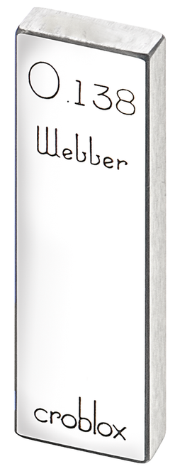 RC .138 AA Rectangular croblox® Gage Block