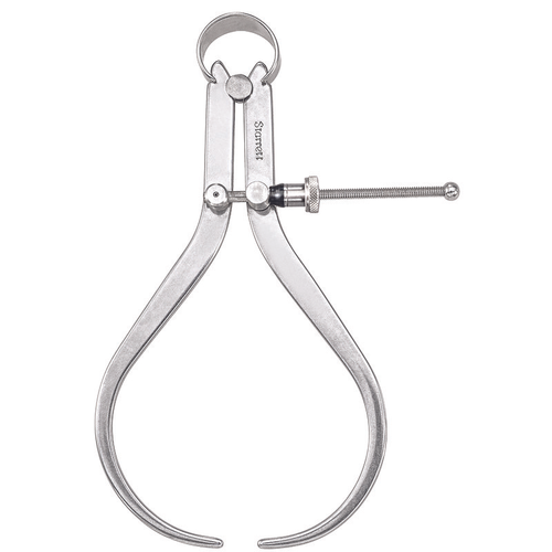 79B-6 Yankee Spring-Type Caliper, Outside, 6" Size and Capacity, Quick-Spring Nut, Flat Leg