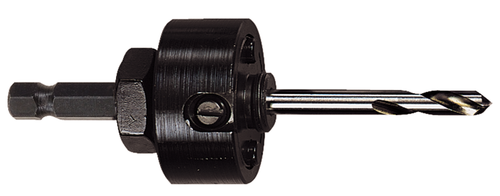 XA17-38 Locking Hole Saw Arbor W/ Carbide Tipped Pilot Drill