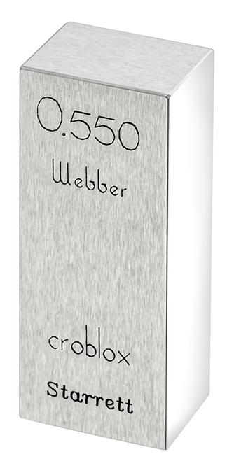 RC .550 AA Rectangular croblox® Gage Block