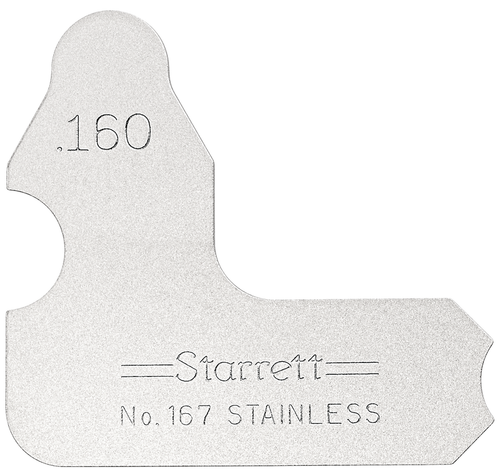 167-160 Individual Radius Gage